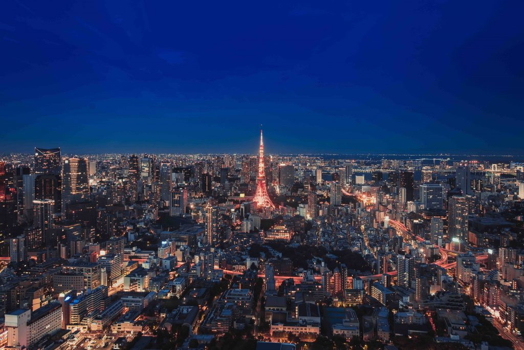 東京タワー　夜景